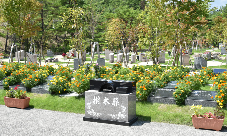 仙台葛岡樹木葬フォレストガーデン園内の写真